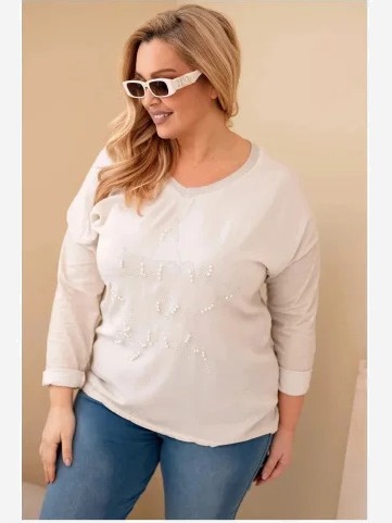 Dámska blúzka Plus Size s...