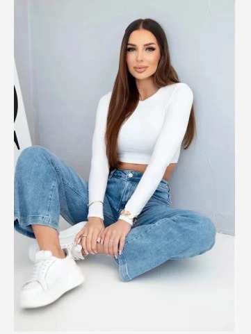 Dámske jeansové nohavice so...