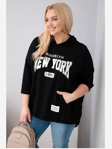 Dámska mikina Plus size z...