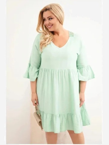 Dámske Plus Size viskózové...