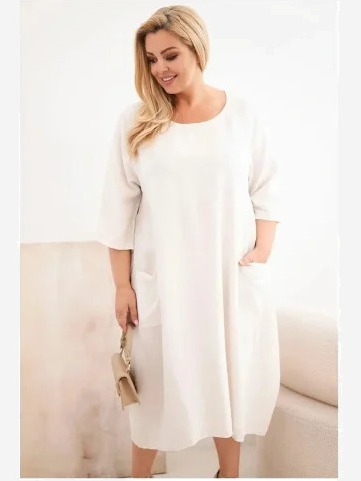 Dámske Plus Size viskózové...