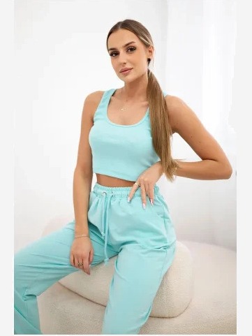 Súprava top+nohavice mäta
