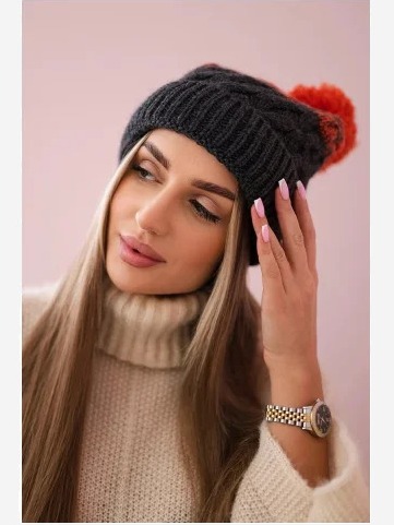 Čapica s fleece Ilona K218...