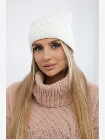 Čapica Kratka K204 biely
