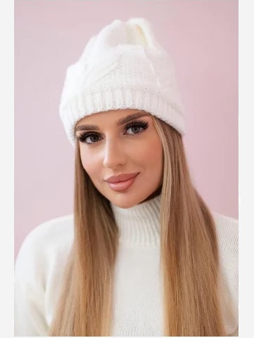 Dámska čiapka Majka K376 biely