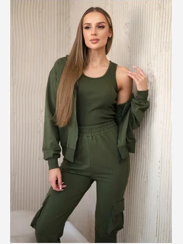 Sada 3 v 1 khaki