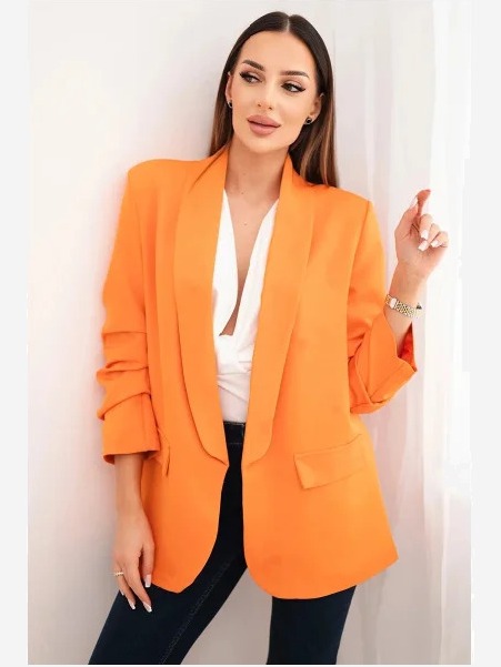 Elegantné sako oranžová