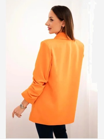 Elegantné sako oranžová