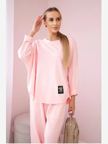 Bavlnený set ružový