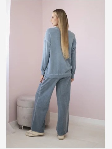 súprava s potlačou mikina + nohavice Denim