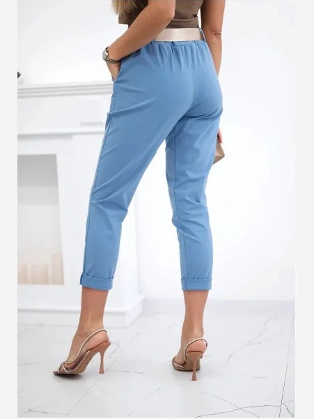 Punto nohavice s opaskom Denim