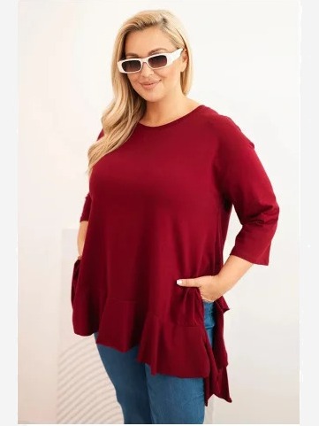 Dámska blúzka Plus Size s...