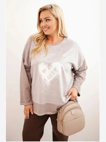 Dámska mikina Plus Size...
