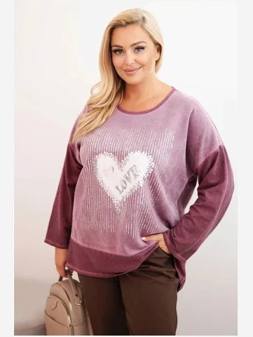 Dámska mikina Plus Size...