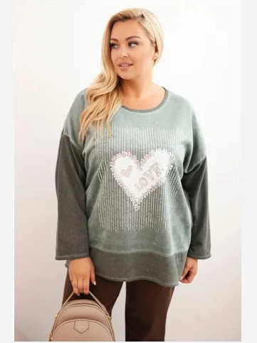 Dámska mikina Plus Size...