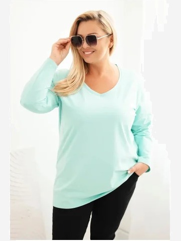 Dámska blúzka Plus Size s...