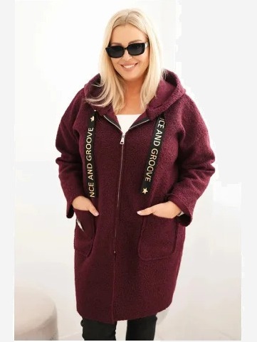 Dámsky kabát Plus Size z...