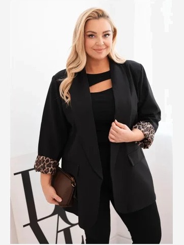 Dámska sako Plus Size s...