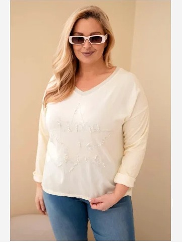 Dámska blúzka Plus Size s...
