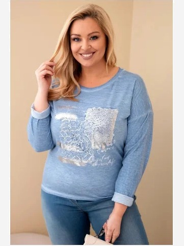 Dámska blúzka Plus Size s...