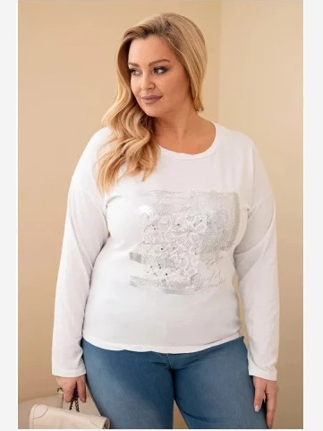 Dámska blúzka Plus Size s...