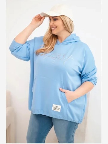 Dámska mikina Plus Size s...