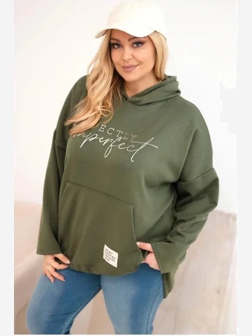 Dámska mikina Plus Size s...