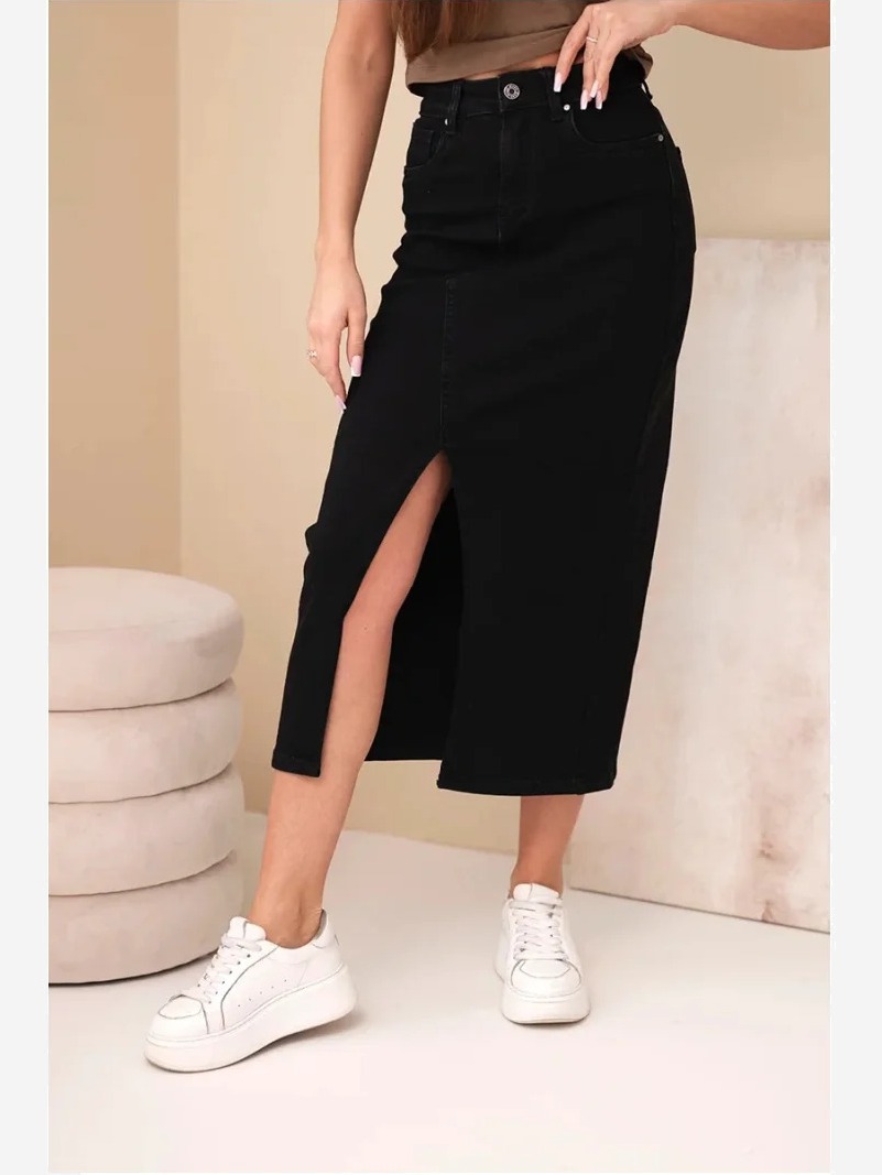 Dámske jeansové Skinny nohavice s vysokým pásom a opaskom M.sara béžové