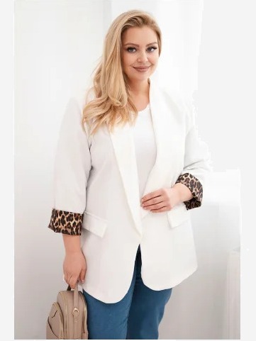 Dámska sako Plus Size s...