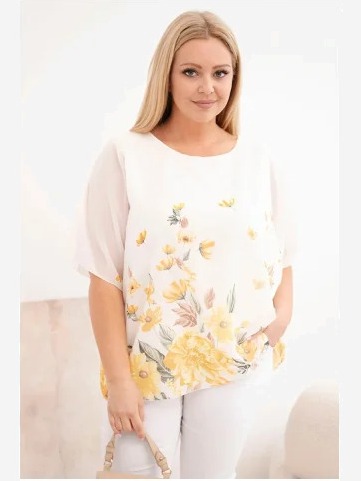 Dámska blúzka Plus Size s...
