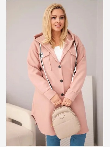 Dámsky kabát Plus Size s...