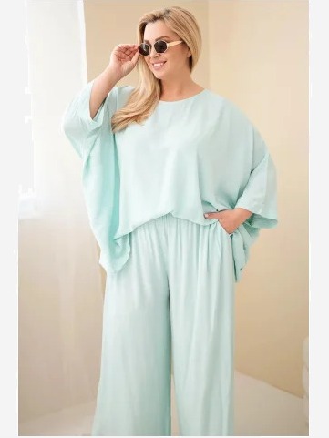 Dámsky plus size viskózový...
