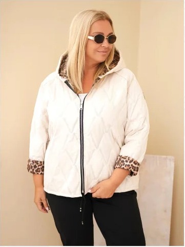 Dámska bunda Plus Size s...