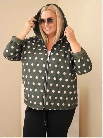 Dámska bunda Plus Size s...