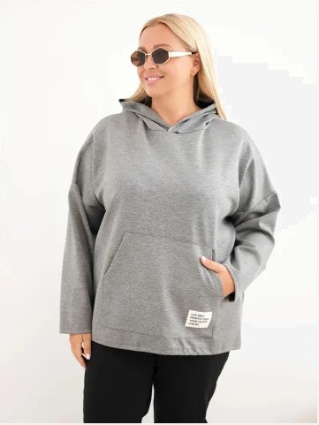 Dámska mikina Plus Size z...