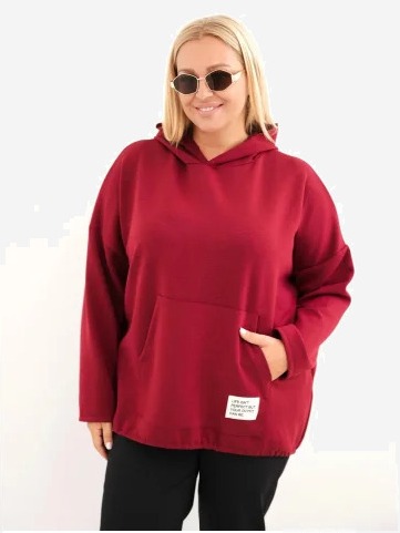 Dámska mikina Plus Size z...