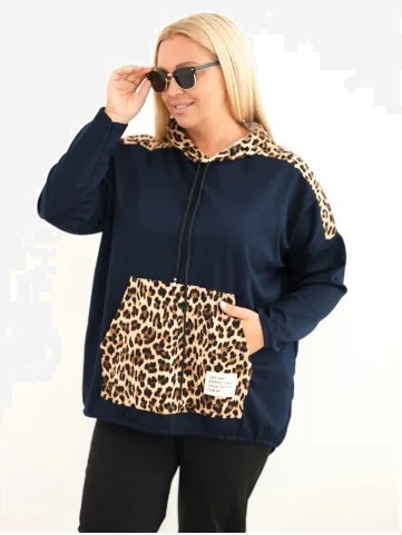 Dámska mikina Plus Size z...