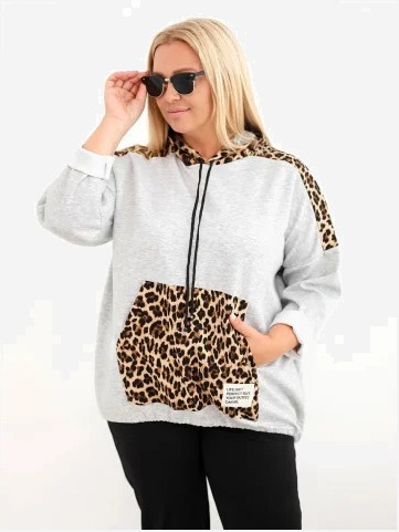 Dámska mikina Plus Size z...