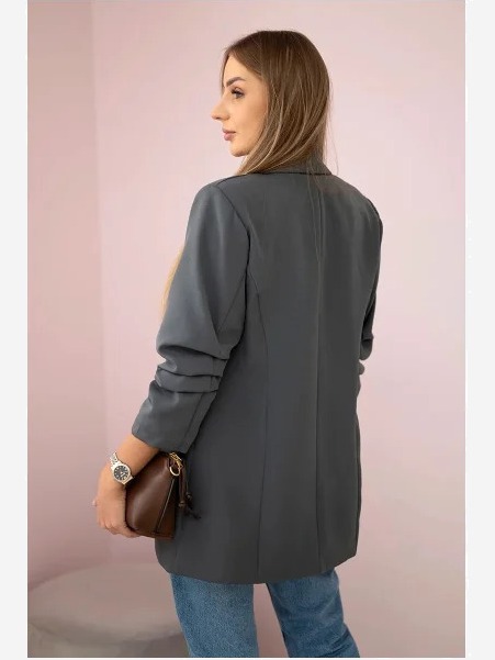 Elegantné sako Grafit