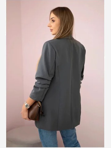Elegantné sako Grafit