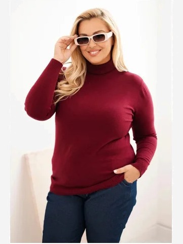 Dámsky sveter Plus Size z...