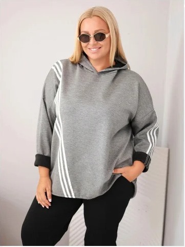 Dámska mikina Plus Size z...