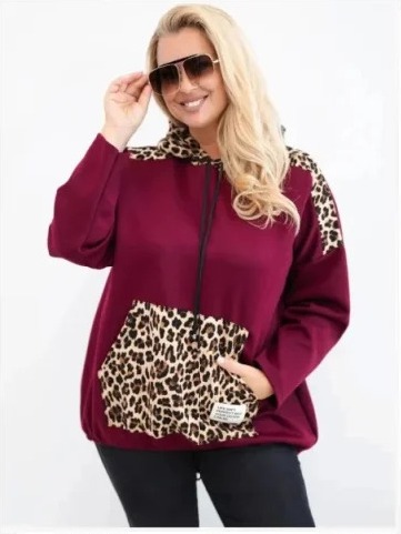 Dámska mikina Plus Size...