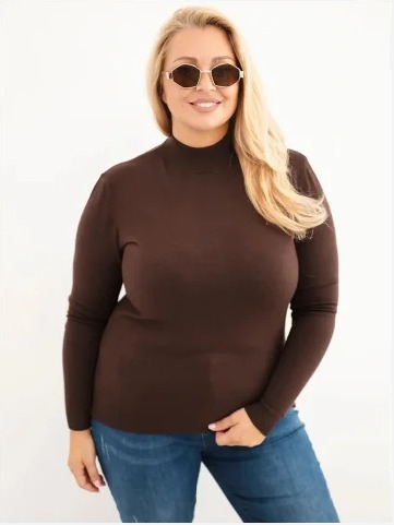 Dámsky sveter Plus Size z...