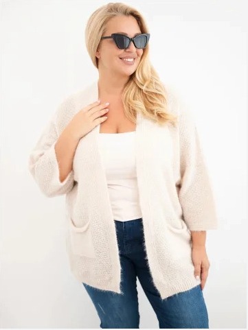Dámsky sveter Plus Size s...