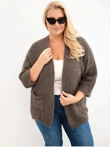 Dámsky sveter Plus Size s...