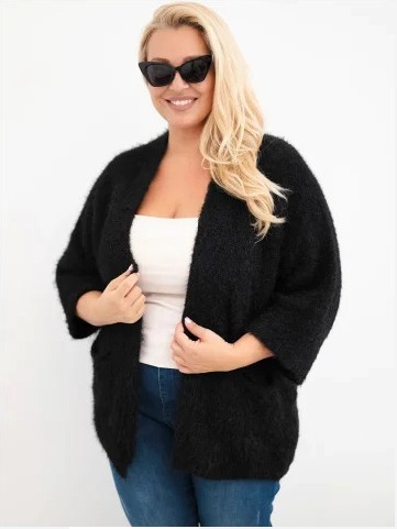 Dámsky sveter Plus Size s...