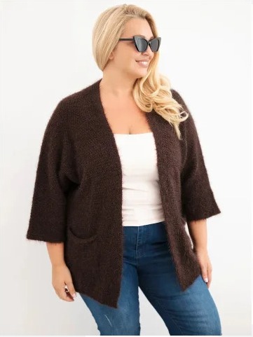 Dámsky sveter Plus Size s...