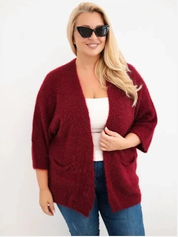 Dámsky sveter Plus Size s...