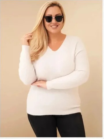 Dámsky sveter Plus Size z...